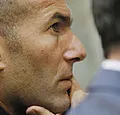 Zidane lovend over Casillas: 