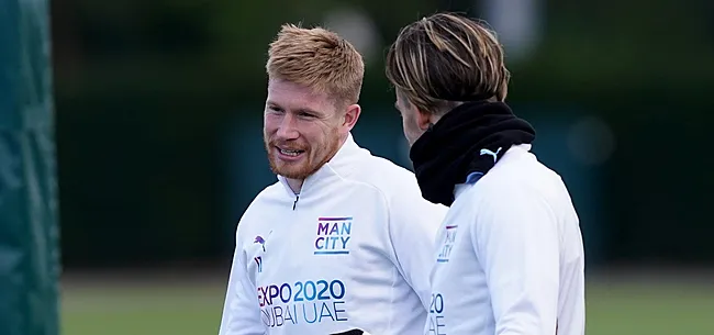 Grealish doet boekje open over De Bruyne op training