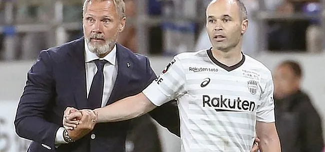 Andrés Iniesta verrast KRC Genk-coach Thorsten Fink plots