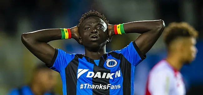 Club Brugge moet Diatta nog wat langer missen