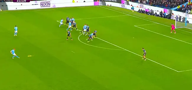 De Bruyne doet Kompany kermen met geniale ingeving