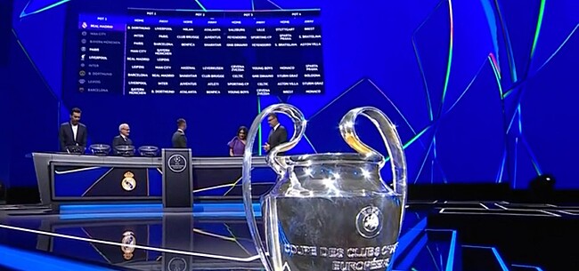 Loting Champions League: Club Brugge krijgt heftig programma