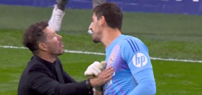 Simeone zet provocerende Courtois stevig op zijn plaats