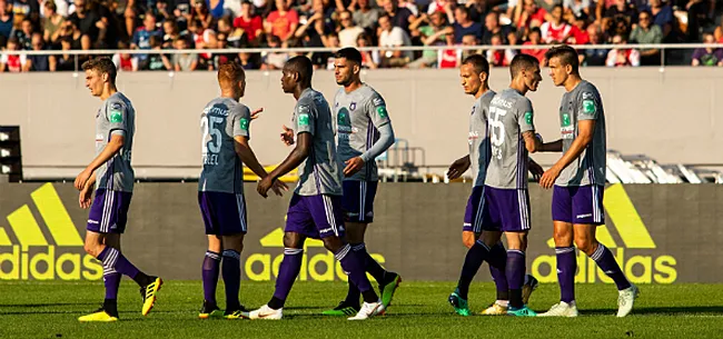 Blije gezichten bij Anderlecht: 