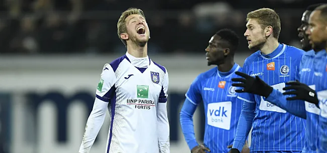 Tegenvaller bij Anderlecht: 