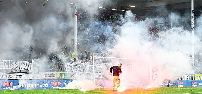 Bom ontploft bij Charleroi: fans breken zondebok af