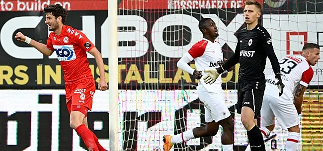 KV Kortrijk dient Antwerp eerste nederlaag toe