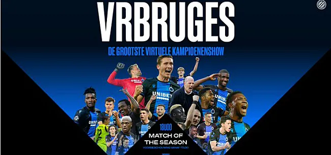 LIVE: Volg de virtuele kampioenenviering van Club Brugge