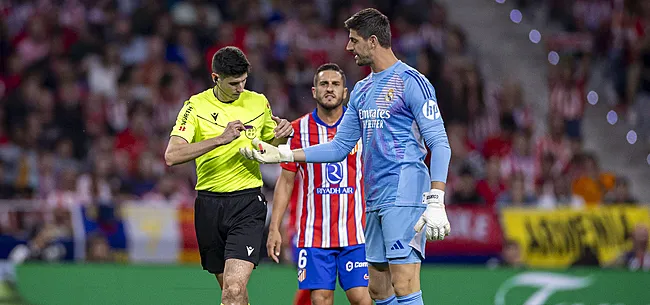 Thibaut Courtois slaat keihard terug op Diego Simeone