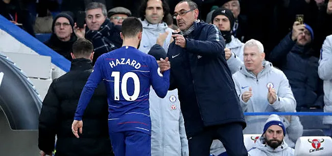 Sarri deelt prik uit aan Hazard: 