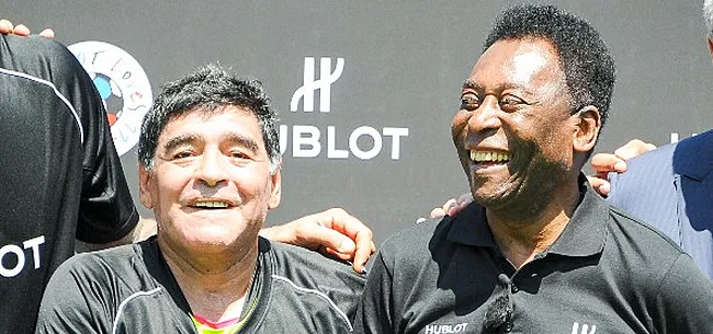 Pelé brengt opnieuw prachtig eerbetoon aan Maradona