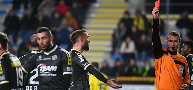 Lokeren blijft met 9 man overeind: 