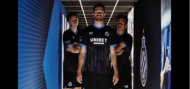 Club Brugge stelt nieuwe derde shirt fraai voor