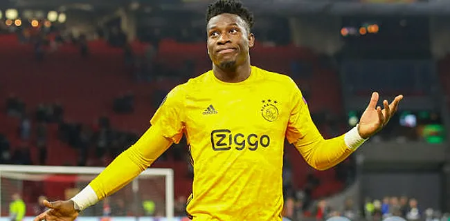 Verbazing bij Ajax: Onana weer tussen de palen