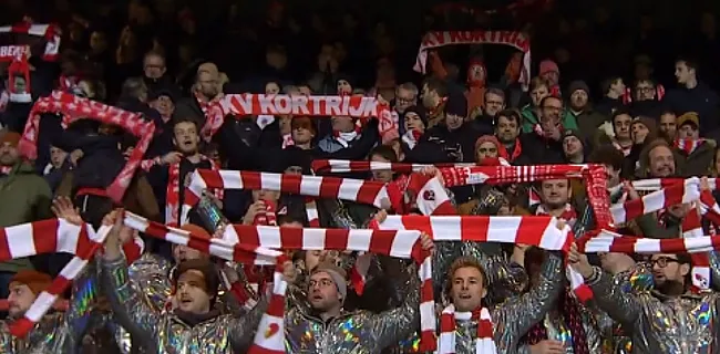 Fans KV Kortrijk zorgen voor uniek eerbetoon aan De Boeck