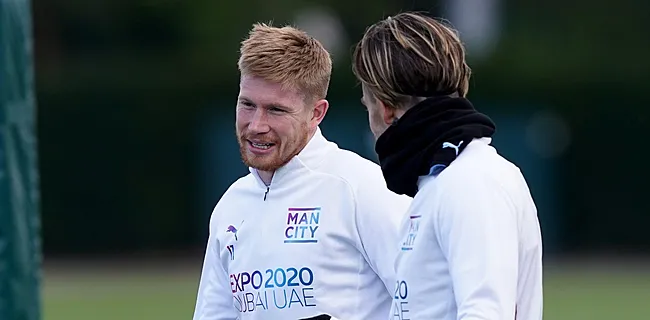 Grealish doet boekje open over De Bruyne op training