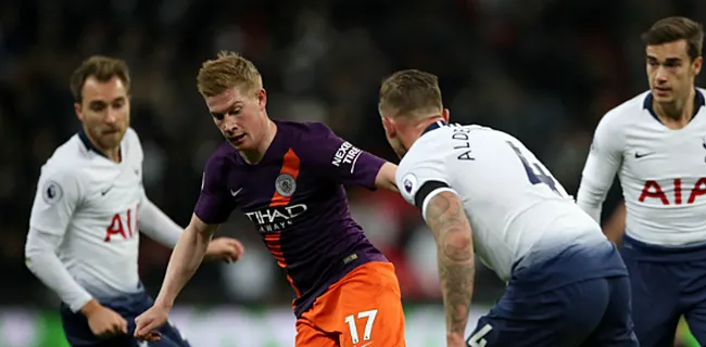 Tottenham-ster zet De Bruyne stevig op zijn plaats