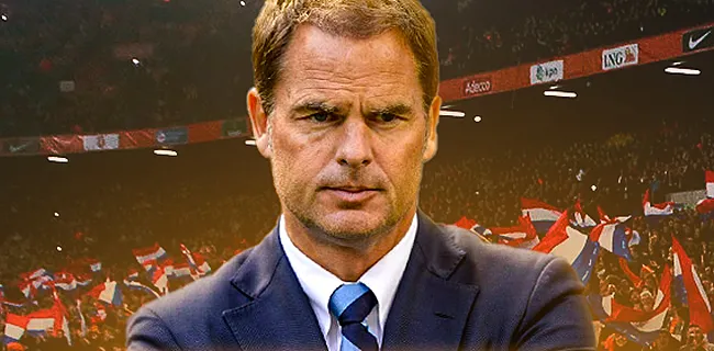 De Boer gooit eigen ruiten in bij Oranje