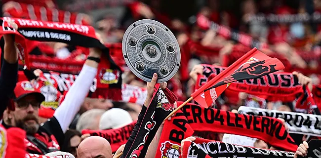 Volksfeest barst los: ongeslagen Leverkusen wint Bundesliga