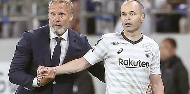 Andrés Iniesta verrast KRC Genk-coach Thorsten Fink plots