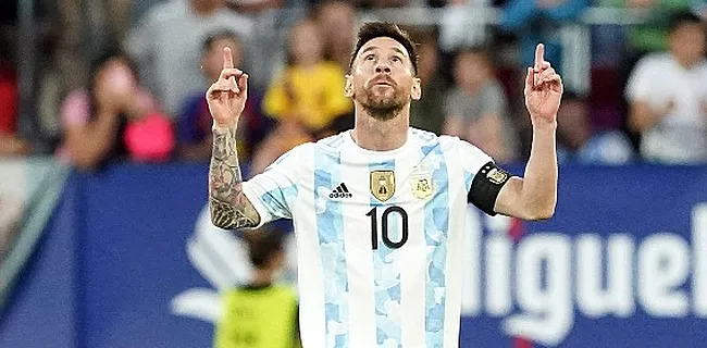 Messi niet te stoppen: Argentinië ruikt fabuleus record