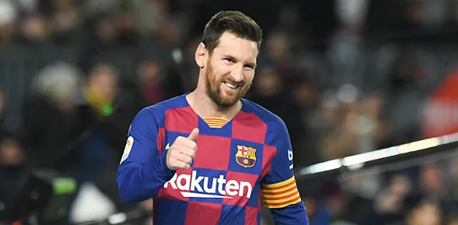 Messi enthousiast over mogelijke opvolger bij Barça