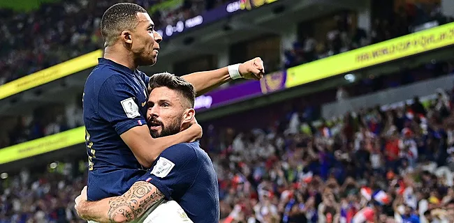 Frankrijk in kwartfinale na record Giroud en flitsen Mbappé