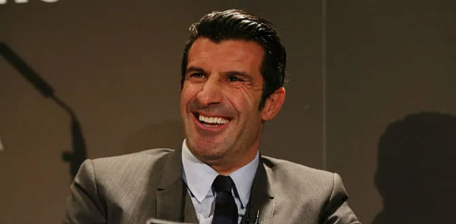 Luis Figo wild van Rode Duivel: 