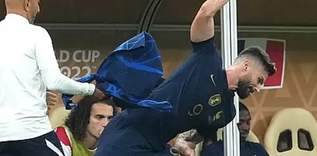 Giroud volledig door het lint na bijzondere wissel