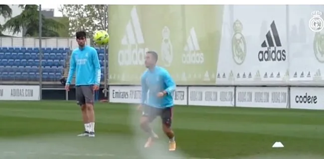 Gretige Hazard maakt flink indruk op training Real