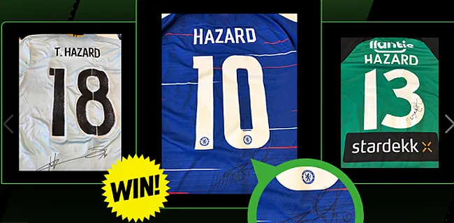 Waag je kans en win de gesigneerde shirts van de drie Hazard-broers!