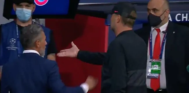 Klopp als een wesp gestoken na incident met Simeone