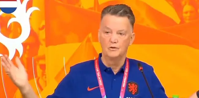 Meteen prijs bij Oranje: Van Gaal maakt oorlog met journalist