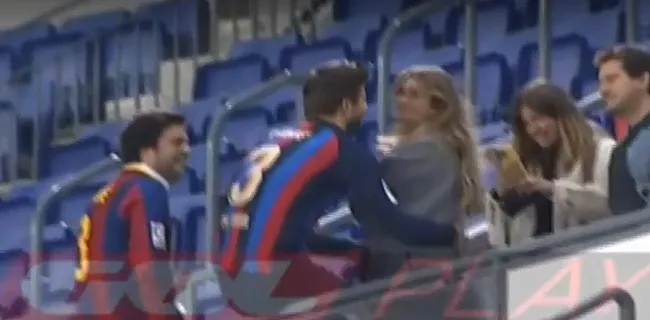 Pique en nieuwe vriendin laten liefde de vrije loop in Camp Nou