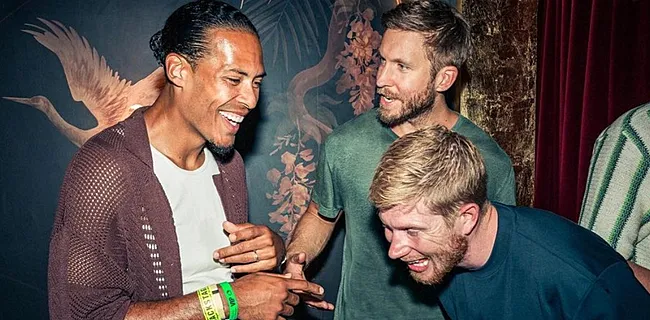 De Bruyne gaat los op verjaardagsfeestje Van Dijk 