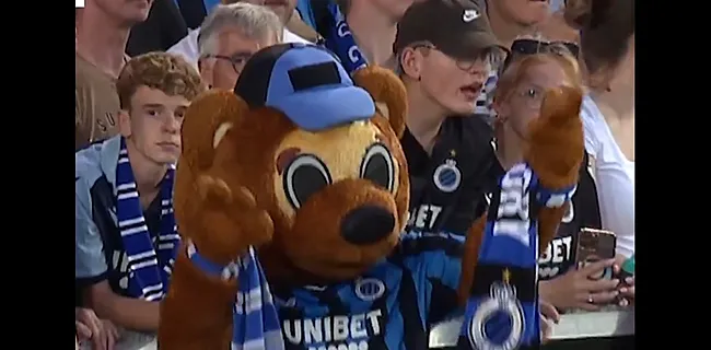 Club Brugge-mascotte maakt tijdrekkend Union belachelijk