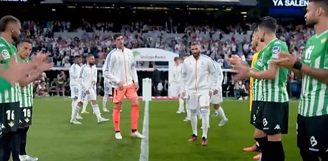 Respect! Real en Betis vormen erehaag voor ... mekaar