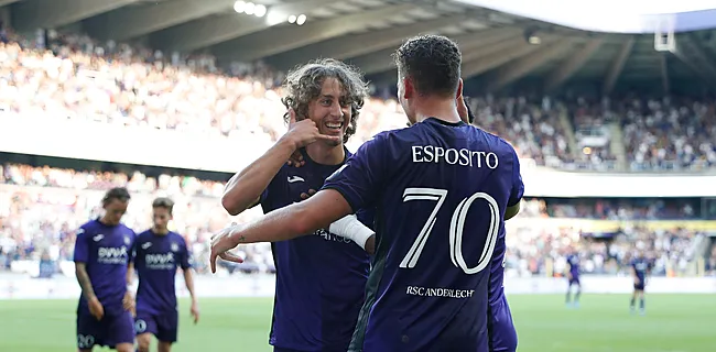 Esposito waarschuwt concurrenten van Anderlecht