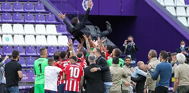 Simeone deelt prikje uit aan Barça na titel Atlético