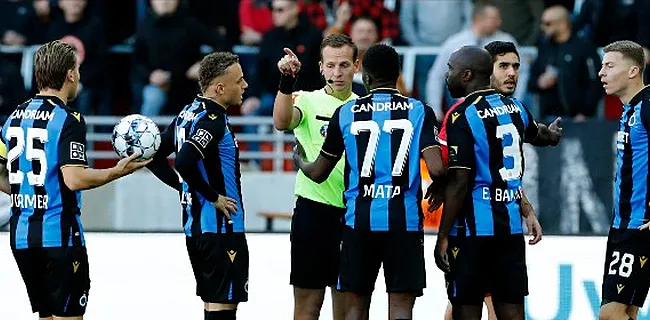 Fans Club Brugge spuwen ref uit: 