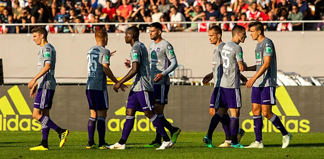 Blije gezichten bij Anderlecht: 