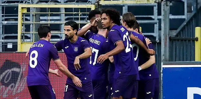 Anderlecht houdt Europese hoop levend in knotsgek duel