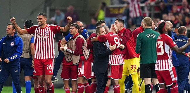 Olympiacos wint UECL: Club-killer sneuvelt diep in verlengingen