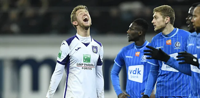 Tegenvaller bij Anderlecht: 