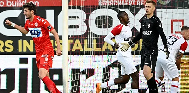 KV Kortrijk dient Antwerp eerste nederlaag toe