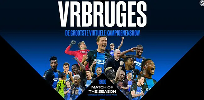 LIVE: Volg de virtuele kampioenenviering van Club Brugge