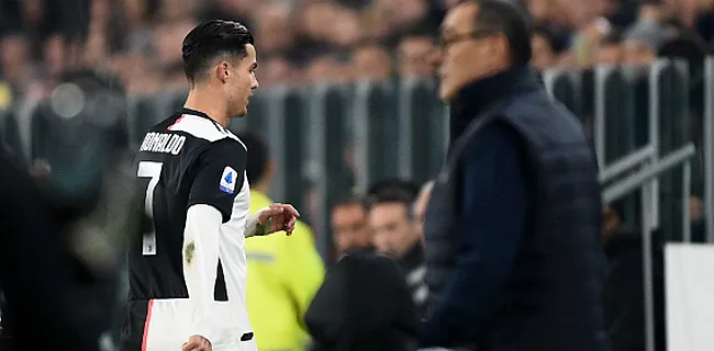 'Ronaldo verliest het helemaal en noemt Sarri 'hoerenzoon'