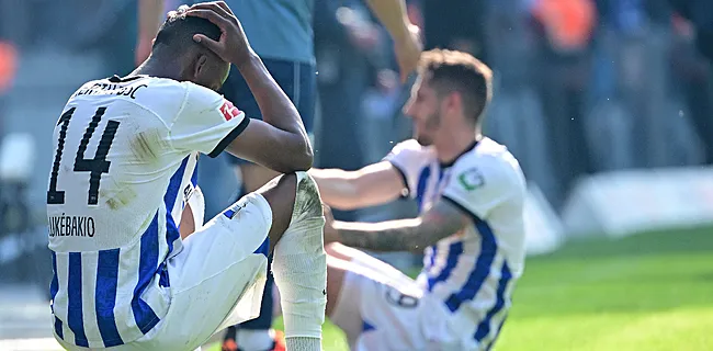 Doek valt voor Lukebakio en co: Hertha Berlijn degradeert