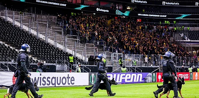 Union-fans ontsnappen nipt aan drama in Frankfurt