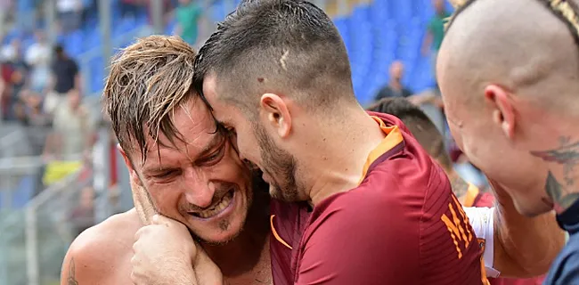 Geniale Totti bezorgt AS Roma de zege tegen bankzitter Praet